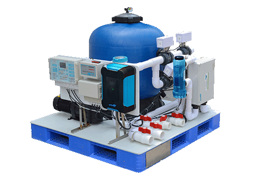 智能泳池水疗水处理机组wl-dyt12b