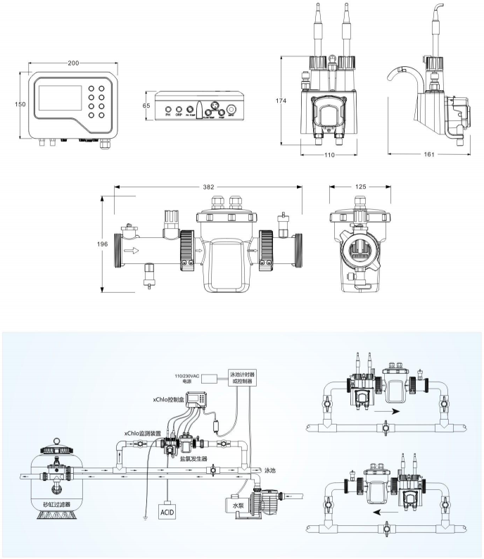 xchlo智能盐氯发生器结构图